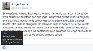 Facebook De Jorge Garcia - Likes